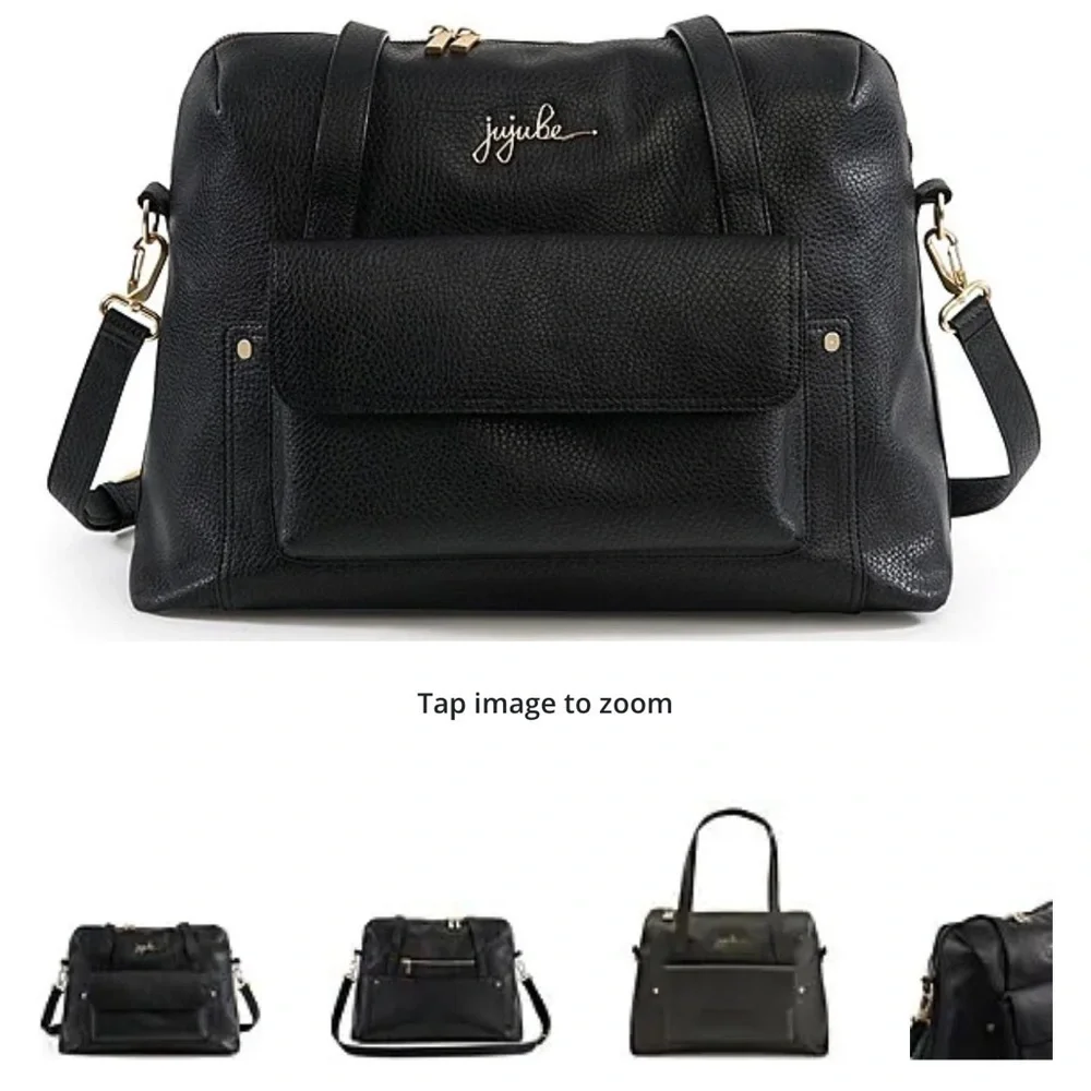 Wherever Weekender Faux Pebbled Leather Diaper Bag